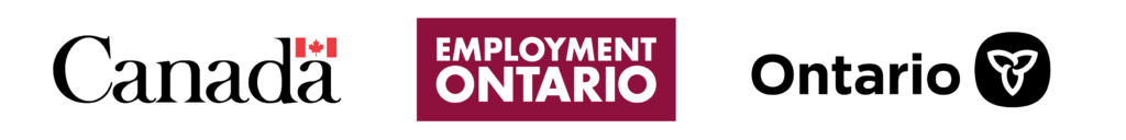 Government of Canada, Employment Ontario, Government of Ontario logos